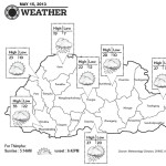 Bhutan Weather for May 15 2013