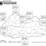 Bhutan Weather for July 18 2013