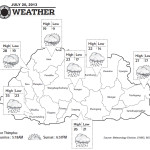 Bhutan Weather for July 20 2013