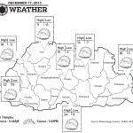 Bhutan Weather for December 17 2013